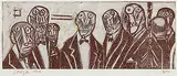 Untitled by F. N. Souza, Lithograph on paper, sold Jun 2014