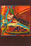 Paysage Provencal by S. H. Raza, Acrylic on canvas, sold Jun 2014