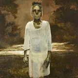 Untitled by Bikash Bhattacharjee, Oil on canvas, sold Jun 2014