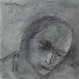 Untitled by Akbar Padamsee, Charcoal on paper, sold Mar 2014