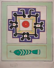 Untitled by Prabhakar Barwe, Watercolour on paper, sold Mar 2014