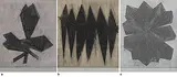 Home Grown b) Home Town c) Untitled by Zarina, Etching on chine colle, sold Mar 2014