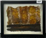 Untitled by Loredana Faraon, mixed media. Frame size 33 x 27cm, sold Oct 2023