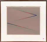 Practional Variation Series #3 - Green by Richard Brunkus, 1976, etching, sold Mar 2026