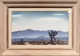Desert Scene by Joe Spurgeon, 1950, watercolor, sold Mar 2026