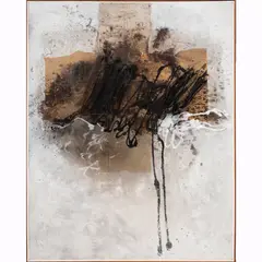 Keep It There by John O. Thomson, 1978, mixed media on canvas, sold Mar 2026