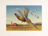 Pheasant by Nicholas Machell, 2012, acrylic on board, sold Mar 2026