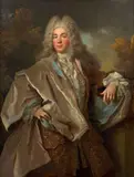 Portraits de Guillaume Pierre Legrand de Beauregard (1685 - 1780) et Marie Antoinette Hereford (1690 - 1768) by Nicolas de Largillière, Portraits of Guillaume Pierre Legrand de Beauregard and Marie Antoinette Hereford, canvases, by N. de Largillierre, sold Mar 2024