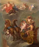 L'Apothéose d'Hercule by Noël Coypel, Huile sur toile, sold Mar 2024
