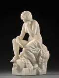Némausa by James Pradier, Marbre blanc, sold Mar 2024