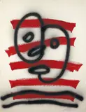 Sans titre by Gérard Zlotykamien, 1988, Peinture aérosol et acrylique sur carton fin, sold Apr 2024