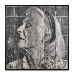 The Wrinkles of the City, Los Angeles, "Jean by JR, 2011, Encre sur bois, sold Apr 2024