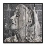 The Wrinkles of the City, Los Angeles, "Jean by JR, 2011, Encre sur bois, sold Apr 2024