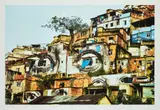 28 Millimètres, Women Are Heroes, Action dans la favela Morro da Providencia, détail, arbre et lune by JR, 2009, Lithographie en couleurs, sold Apr 2024