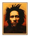 Bob Marley by Shepard Fairey, 2014, Sérigraphie sur bois, sold Apr 2024