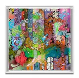 Sans titre by Ghost, 2022, Peinture aérosol, acrylique et marqueur sur toile, sold Apr 2024