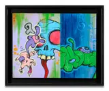 Sans titre by Ghost, 2009, Peinture aérosol, acrylique et marqueur sur toile, sold Apr 2024