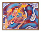 Wild Style... by Lin Felton, 2000, Peinture aérosol et acrylique sur toile, sold Apr 2024