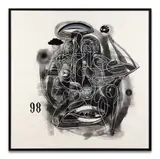 Sans titre by Doze Green, 2011, Acrylique et lavis d'encre sur papier, sold Apr 2024