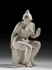 Léda by Aristide Maillol, 1900, Terre cuite blanche, sold Jun 2024