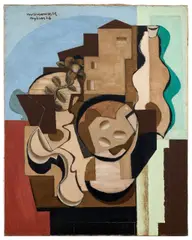 Hyères I by Louis Marcoussis, 1928, Huile sur toile, sold Jun 2024