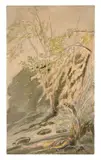 Jeune homme endormi dans un paysage by John White Abbott, Plume, encre grise et aquarelle, sold Sep 2024