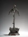 La fabrique de tabac by Christophe Fratin, Bronze à patine brune, sold Sep 2024