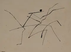 Untitled by Himmat Shah, Ink on paper pasted on paper, sold Mar 2014