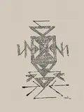 Untitled by Vasudeo S. Gaitonde, Ink on paper, sold Mar 2014