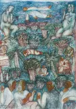 Untitled by Arpita Singh, Watercolour on paper, sold Mar 2014