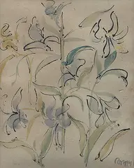 Untitled by Binode Behari Mukherjee, Watercolour and ink on paper, sold Mar 2014