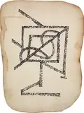 Untitled by Vasudeo S. Gaitonde, Ink on paper, sold Mar 2014