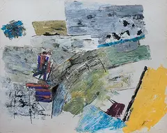 Untitled by Ram Kumar, Acrylic on paper, sold Mar 2014