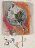 Thirty two AQ 75 by M. F. Husain, Watercolour and graphite on paper, sold Mar 2014