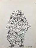 Untitled by A. Ramachandran, Pen on paper, offered Mar 2014