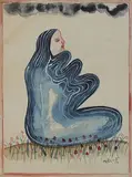 Untitled by Bhupen Khakhar, Watercolour on paper, sold Mar 2014