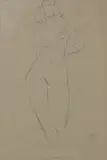 Untitled by Jehangir Sabavala, Pencil on paper, sold Mar 2014