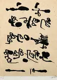 Untitled by Vasudeo S. Gaitonde, Lithograph on handmade paper pasted on paper, sold Mar 2014