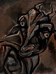 Untitled by Paritosh Sen, Acrylic on paper, offered Mar 2014