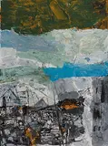 Untitled by Ram Kumar, Acrylic on paper pasted on mount board, sold Mar 2014