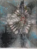 Butterfly Formation by Krishna Reddy, Viscosity on paper, offered Mar 2014