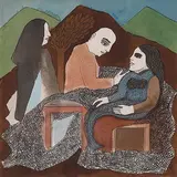 Freeing The Mermaid From The Net by Badri Narayan, Watercolour, pen and ink on paper, sold Mar 2014