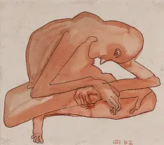 Untitled by Jogen Chowdhury, Watercolour and ink on paper, offered Mar 2014