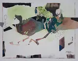 Untitled by Ganesh Haloi, Watercolour on paper pasted on mount board, sold Nov 2013