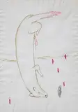 Untitled by Mithu Sen, Mixed media on paper, sold Nov 2013
