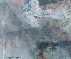 Untitled by Shyamal Dutta Ray, Watercolour on paper, sold Nov 2013
