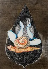 Untitled by Viraj Naik, Watercolour on paper, sold Nov 2013