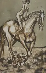 Untitled by B. Vithal, Oil on canvas, sold Nov 2013