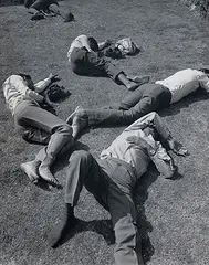 Sleeping Man by Ram Rahman, Silver gelatin print, Selenium toned, sold Nov 2013