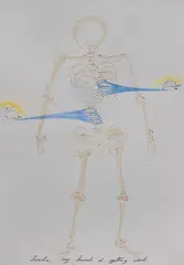 My hunch is getting worst by N.S. Harsha, Watercolour on paper, sold Nov 2013